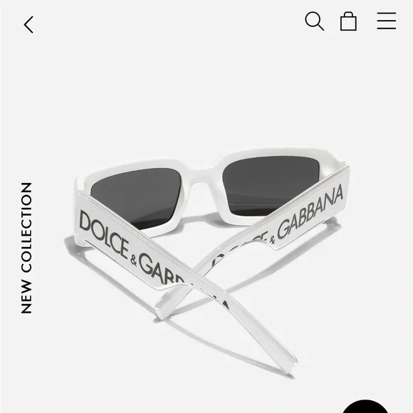 Dolce & Gabbana White Sunglasses - Picture 2 of 6